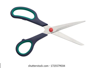 Modern Scissors Isolated On White Background Stock Photo 1725579034 ...