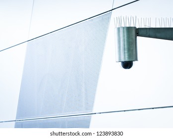 modern security camera - close-up