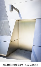 modern security camera - close-up