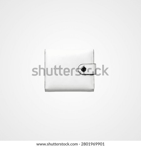 Modern silver digital camera with black lens cap on white background