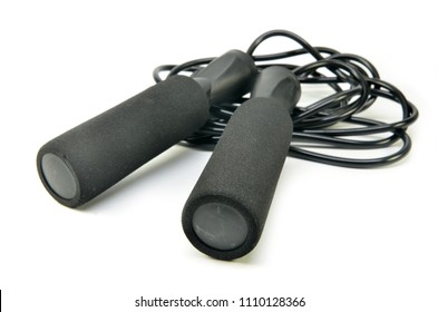 Modern skipping rope on a white background - Shutterstock ID 1110128366