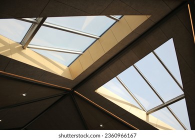 Modern skylight windows taken indoors during the day - Powered by Shutterstock