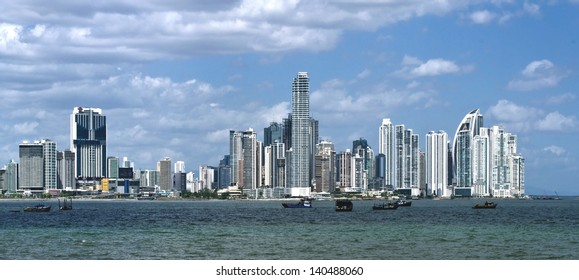 Modern skyscrapers in Panama City