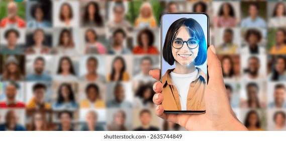 Modern smartphone technology for face recognition and identification process