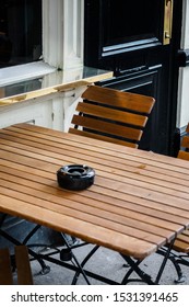 Modern Smoking Area In The City Of London