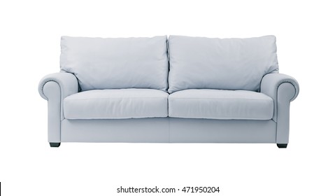 Modern Sofa Isolated On White Background