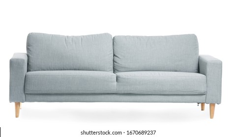 Modern sofa on white background - Shutterstock ID 1670689237