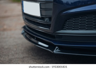 Modern Sport Car Front Lower Spoiler