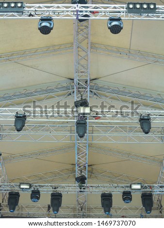 Similar – Sound reinforcement at a party