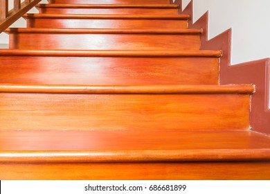The modern staircase with Hardwood floor