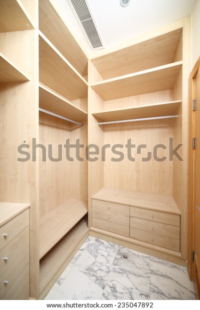 Modern Stylish Interior Bright Wooden Wardrobe Royalty