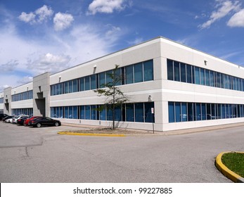 Modern Suburban Low Rise Office Building