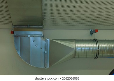 Modern Surfacemounted Ventilation Duct Industrial Look Stock Photo ...