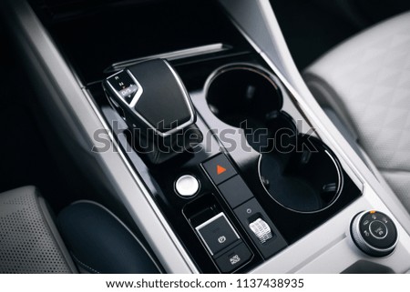 Modern suv automatic transmission control handle