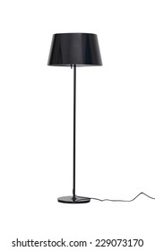 Modern Table Lamp With Small Black Lampshade