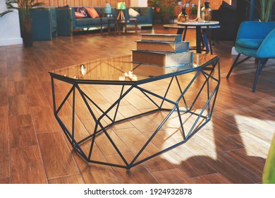 Modern Table With Tempered Glass