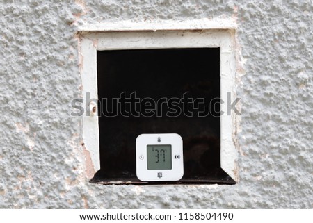 Modern technology create a digital temperature detector to measure the surrounding temperature in degree Celsius. Kuala lumpur weather going to get hot and humid until middle September.