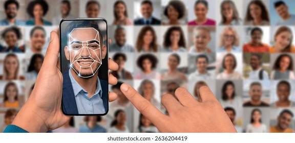 Modern technology enables face recognition on smartphone with detailed scanning