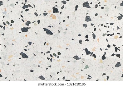 Modern Terrazzo texture. Polished concrete floor and wall pattern. Color surface marble and granite stone, material for decoration - Shutterstock ID 1321610186