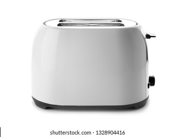 Modern Toaster On White Background