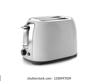 Modern Toaster On White Background