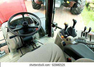 Modern Tractor Cabin Interior