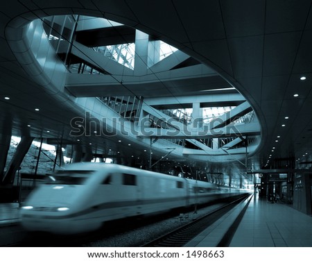 A modern trainstation