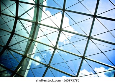 Modern Transparent Roof Architecture Design Stock Photo 565975795 ...