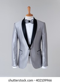 Modern Tuxedo Isolated On Grey Background