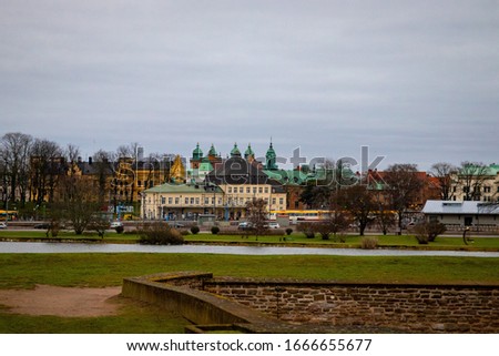 Modern uilding view from away 