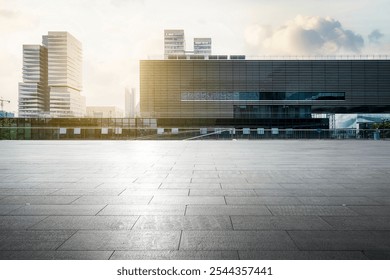 Modern Urban Architecture with Beautiful Facade and Reflective Surface   - Powered by Shutterstock