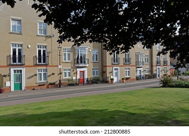 Modern Urban Housing In A UK Town Centre (Colchester, Essex, UK)