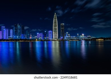 The modern urban night of Shenzhen - Powered by Shutterstock