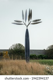 Modern Weather Vane On Norfolk Coast At Great Yarmouth