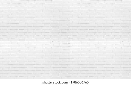 Modern white brick wall texture for background - Shutterstock ID 1786586765