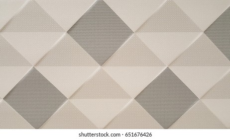 Modern white and gray pattern.