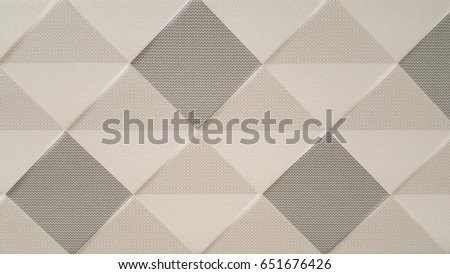 Modern white and gray pattern.