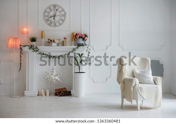 Modern White Interior Concept White Room Stock Photo Edit Now