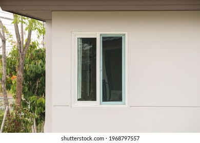 Modern Window Frame Outside The House