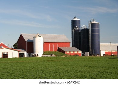 Modern Wisconsin Dairy Farm