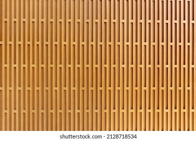 Modern Wood Fence Pattern Background. Block Of Wood Net Texture Background