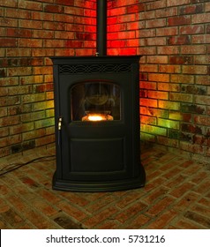 Modern Wood Pellet Stove