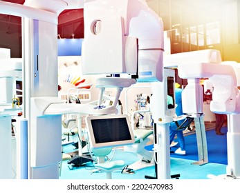 Modern X-ray System For Dentistry On Exhibition