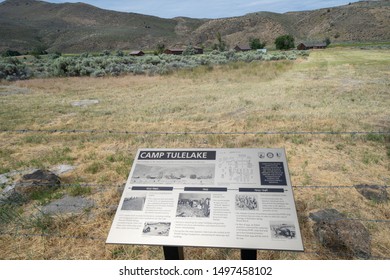 Modoc County, CA - July 9, 2019:  Tulelake Internment Camp (Camp Tulelake), a War Relocation Center during WW2 for for the incarceration of Japanese Americans