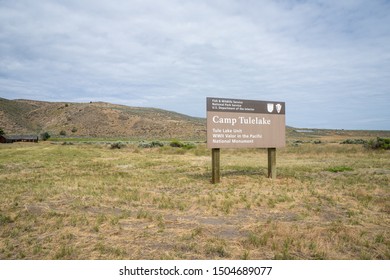 Modoc County, CA - July 9, 2019:  Tulelake Internment Camp (Camp Tulelake), a War Relocation Center during WW2 for for the incarceration of Japanese Americans