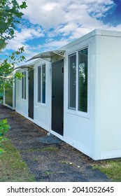 Modular House For Two Apartments, Prefabricated Compact Housing For Housing Migrant Workers