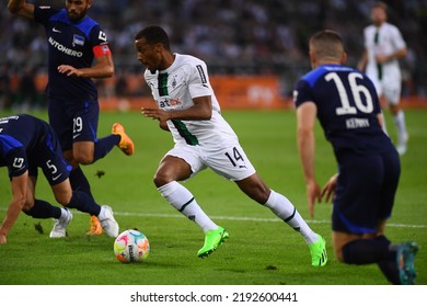 MOENCHENGLADBACH, GERMANY - AUGUST 19, 2022: Alassane Plea. The Football Match Of Bundesliga Borussia Mönchengladbach Vs Hertha BSC