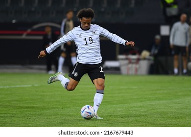 MOENCHENGLADBACH, GERMANY - JUNE 14, 2022: Leroy Sané. The Football Match Of UEFA Nations League 2023 Between Germany Vs Italy