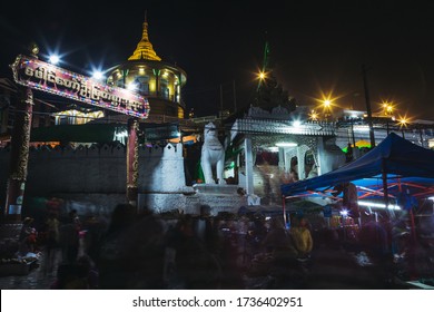 MOGOK/MYANMAR-1st March 2018:Mogok Is A City In The Pyin Oo Lwin District Of Mandalay Region Of Myanmar,located 200km North Of Mandalay.