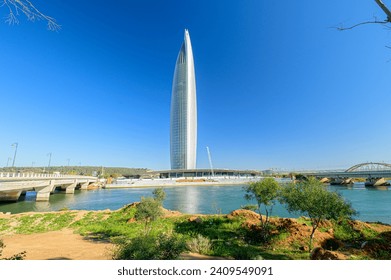 Mohammed VI Tower_Rabat_morocco_Tour Mohammed VI_Rabat_maroc